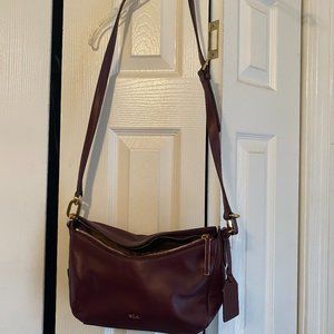 Ralph Lauren Purple Leather purse